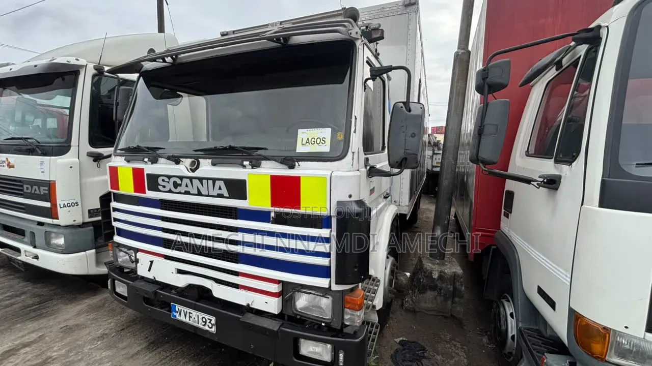 Foreign Used Scania 93 Box Body Truck - 6 Bolts - Super Strong