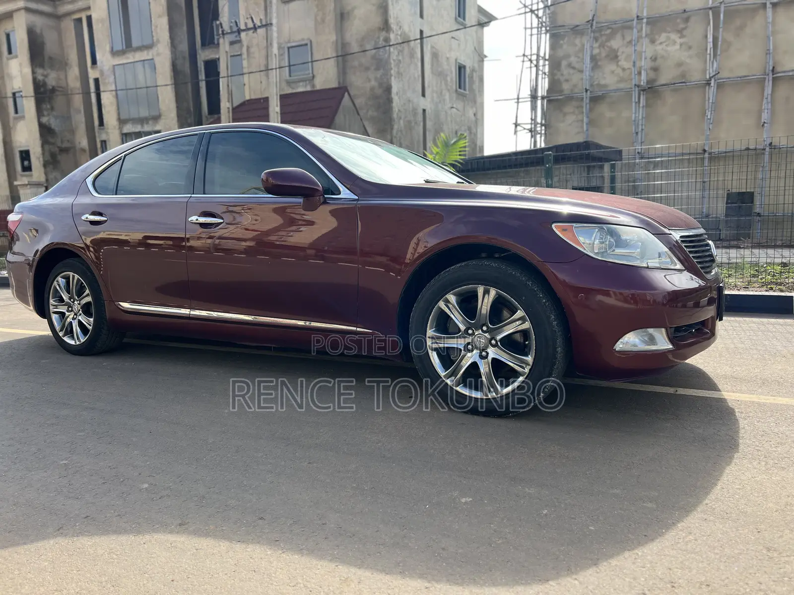 Lexus LS 2008 Maroon