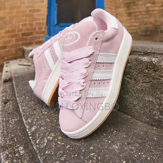 Brand New Adidas Campus 00s Pink White Sneakers