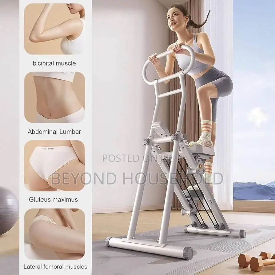 Multi Functional Stair Climbing Machine Vertical Stepper