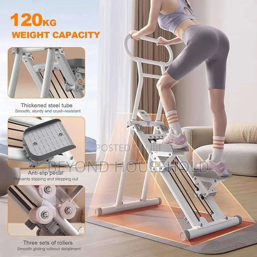 Multi Functional Stair Climbing Machine Vertical Stepper