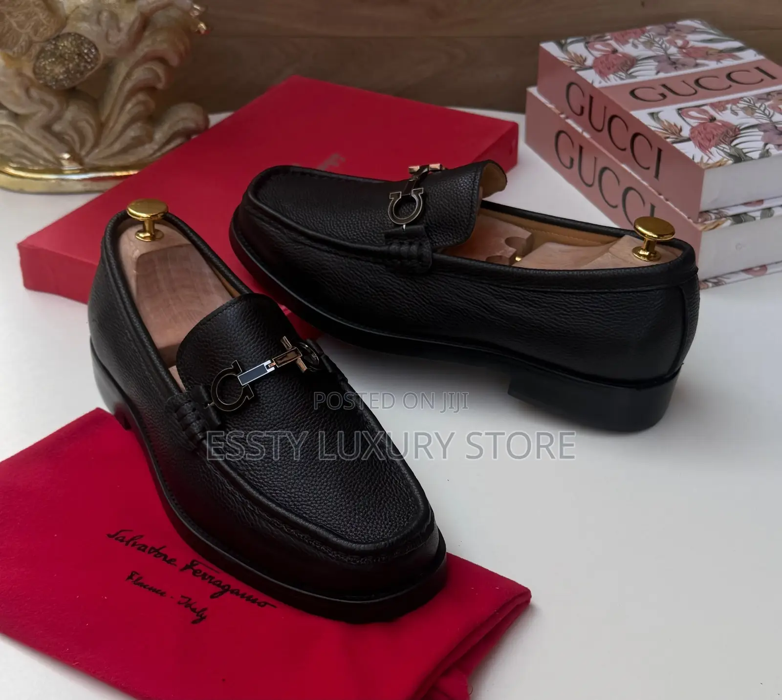 Original Ferragamo Quality Luxury Men Shoes