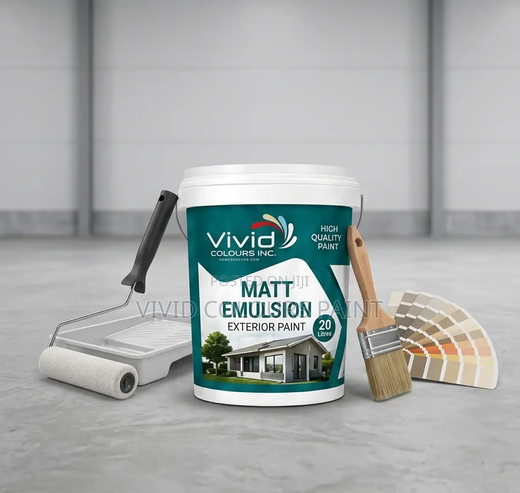 Matt Emulsion Paint (Vivid Colours) 4 Liters
