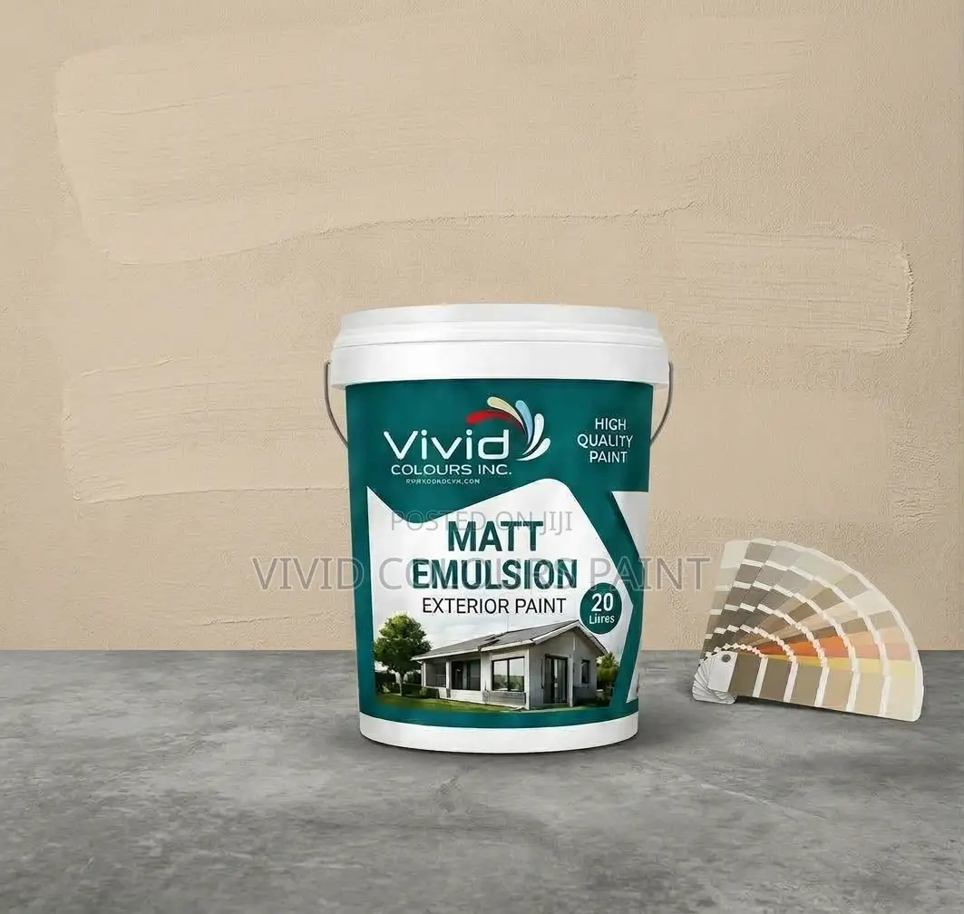 Matt Emulsion Paint (Vivid Colours) 4 Liters