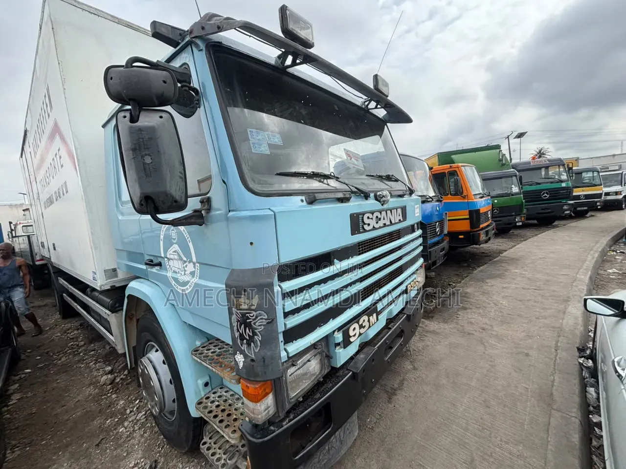 Foreign Used Scania 93M Box Body Truck - Tokunbo Standard - 6 Bolts
