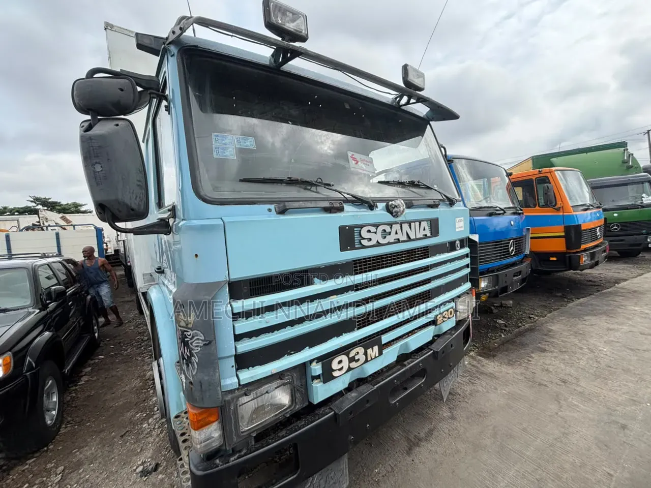 Foreign Used Scania 93M Box Body Truck - Tokunbo Standard - 6 Bolts