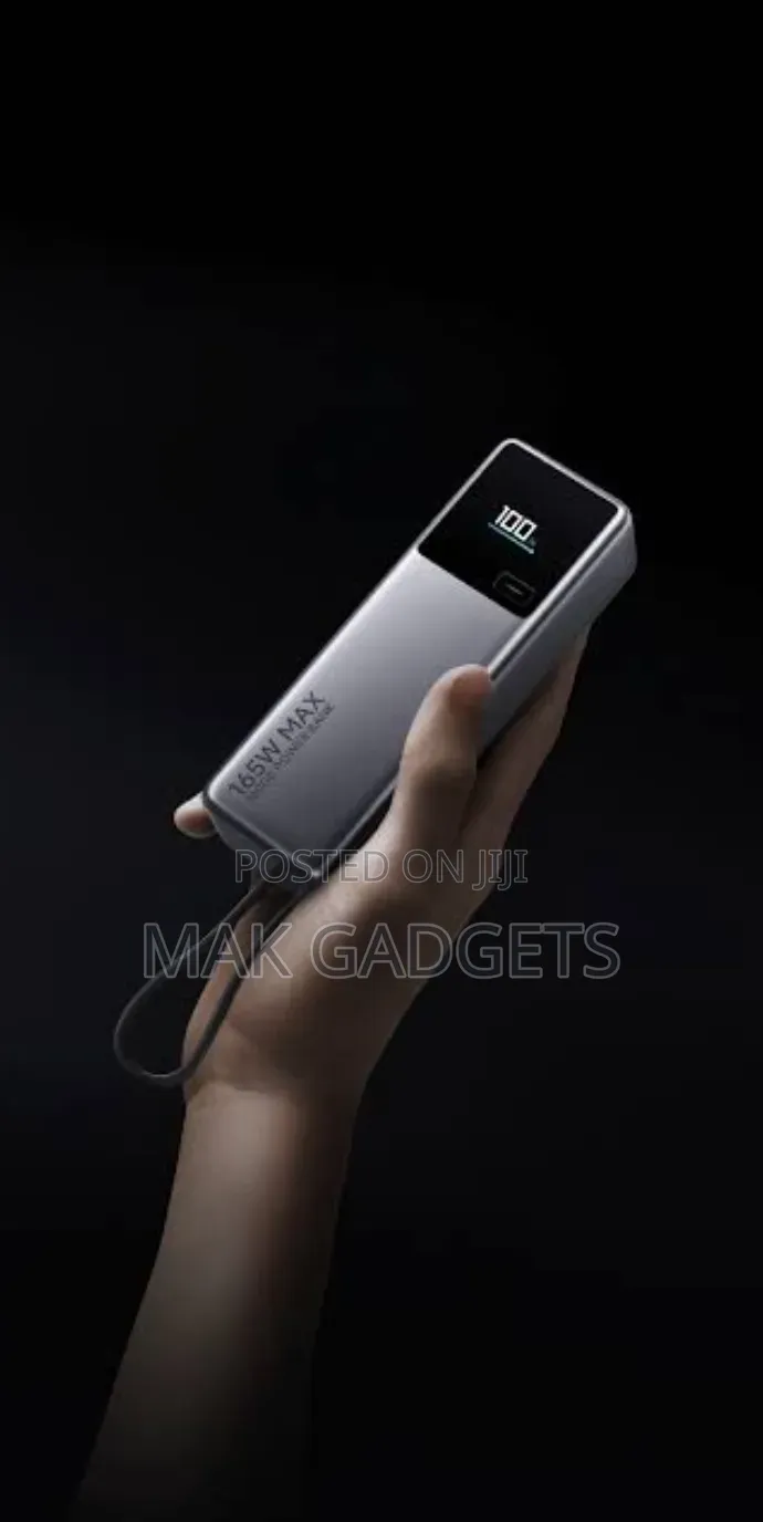 Xiaomi 165W Power Bank 10000mAh, Built-in Cable, Fast Charging
165w