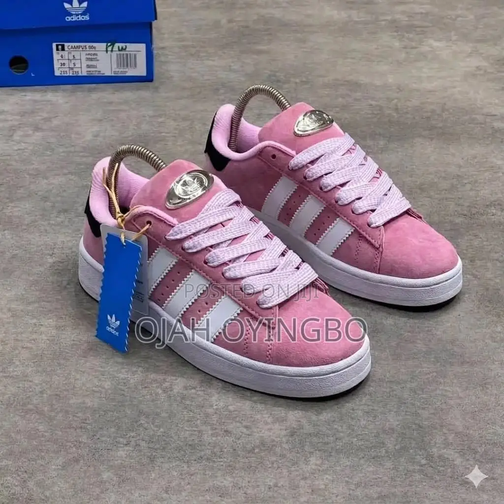 Brand New Adidas Campus 00s Pink White Sneakers