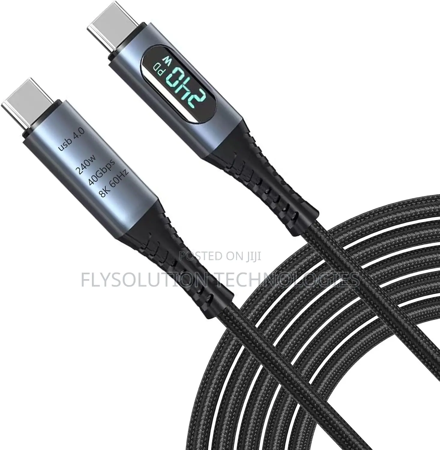 240w PD Type-C Cable 8k USB-C to USB-C Cable
