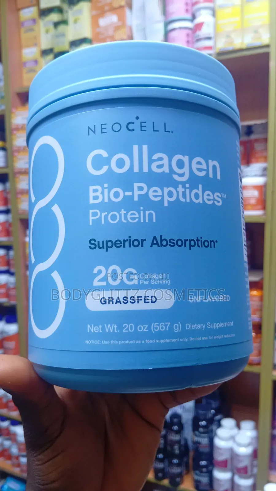 Neocell Collagen Bio-Peptides Protein (Grass Fed)Powder