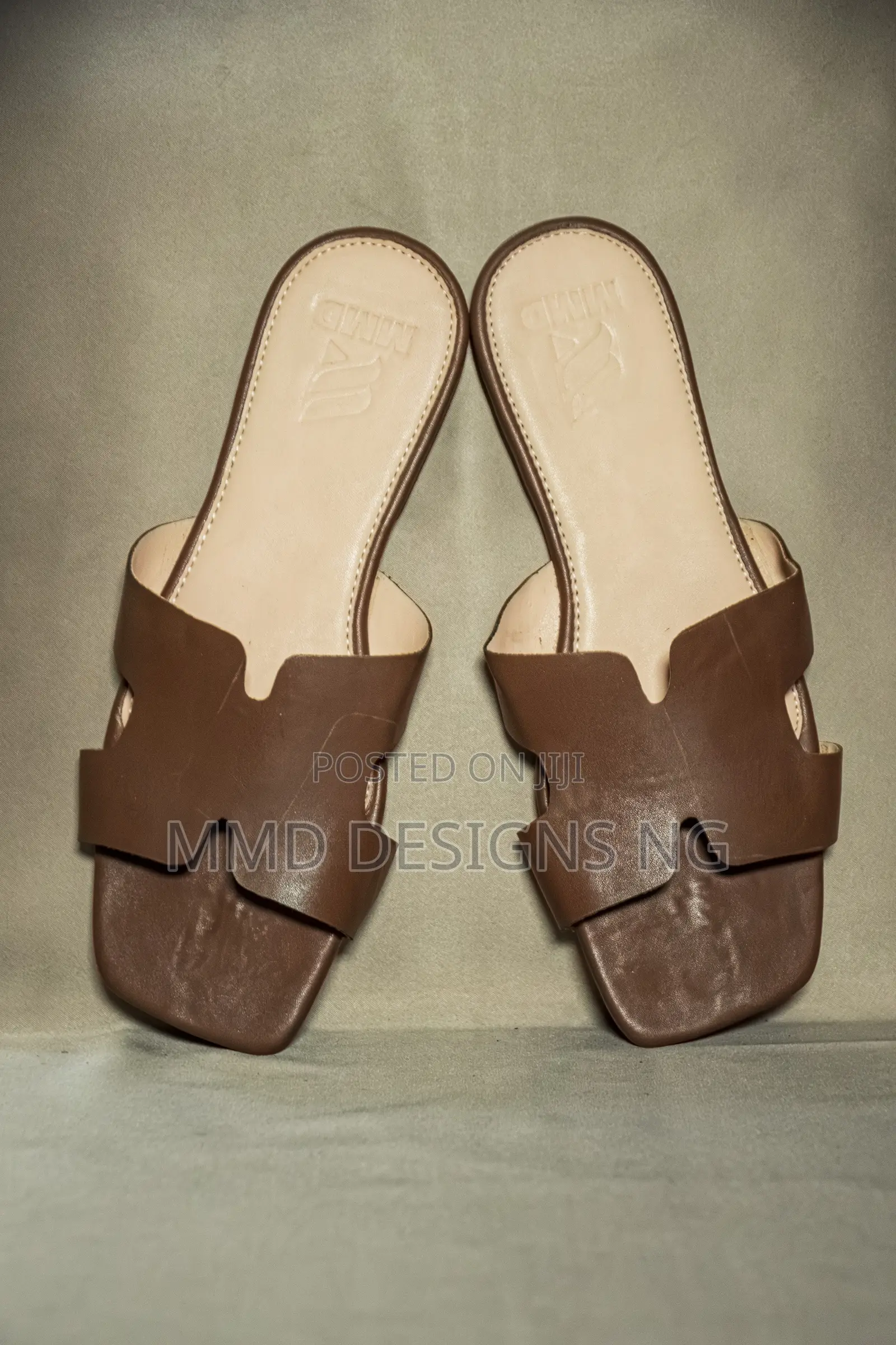 MMD Brown Angel Women's Brown Slides Size 36