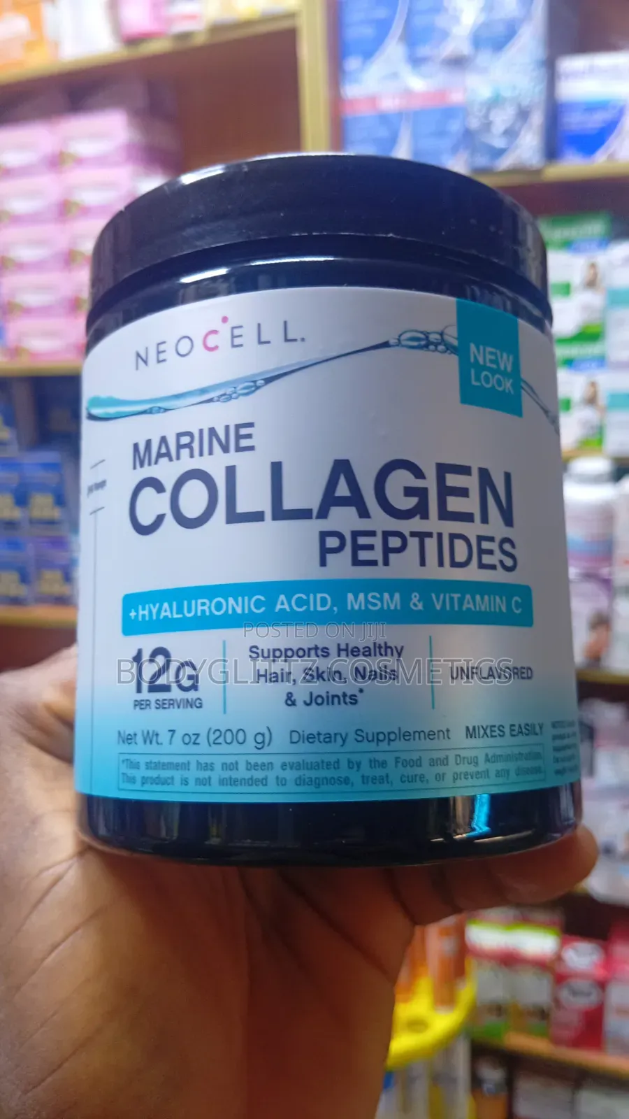 Neocell Multi Collagen Peptides +(Hyaluronic Acid+MSM+Vitamin C)Powder