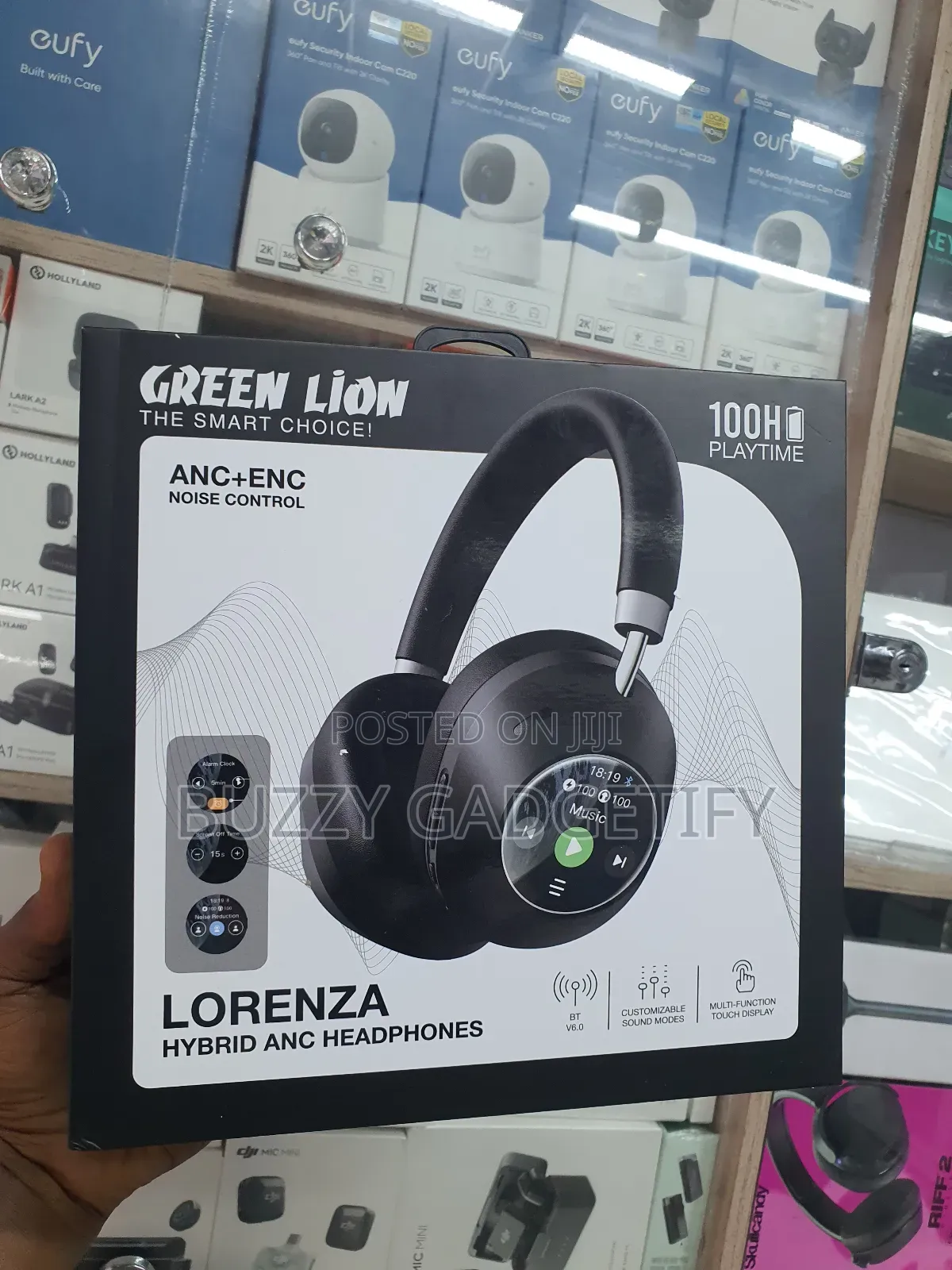 Green Lion Lorenza Hybrid ANC Headphones