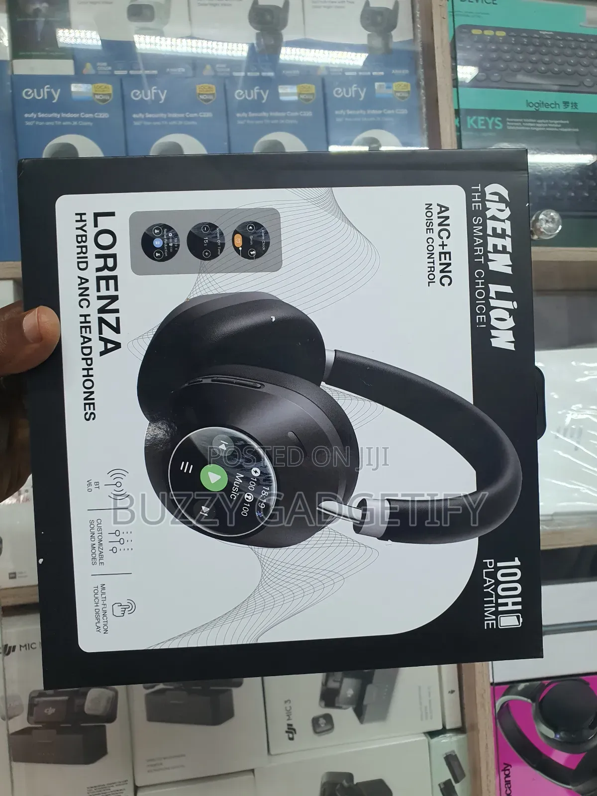 Green Lion Lorenza Hybrid ANC Headphones