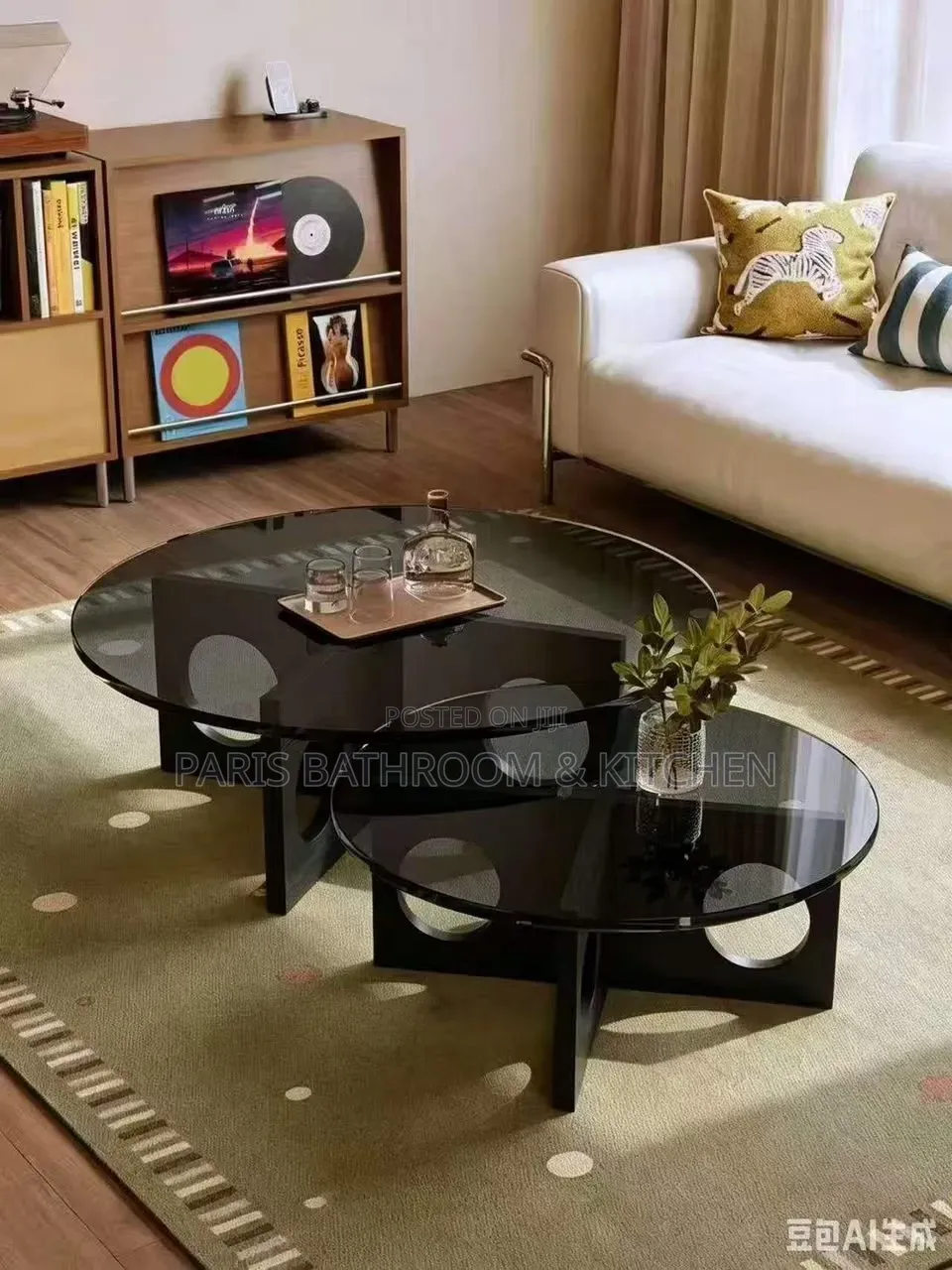 Orbit Round Glass Center Table