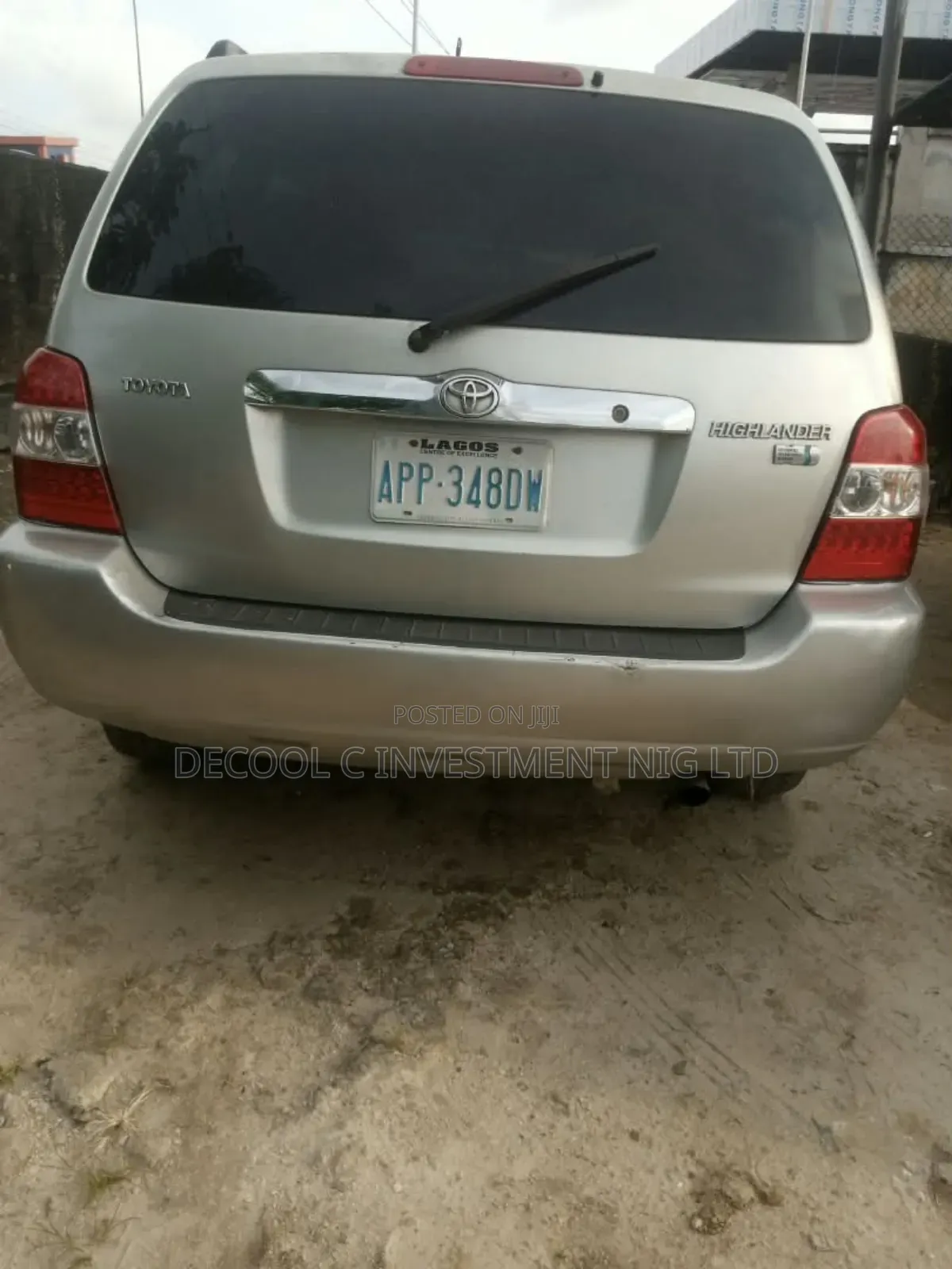 Toyota Highlander Limited V6 2005 Silver