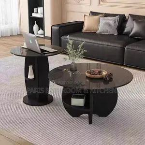 Eclipse Glass Twin Table