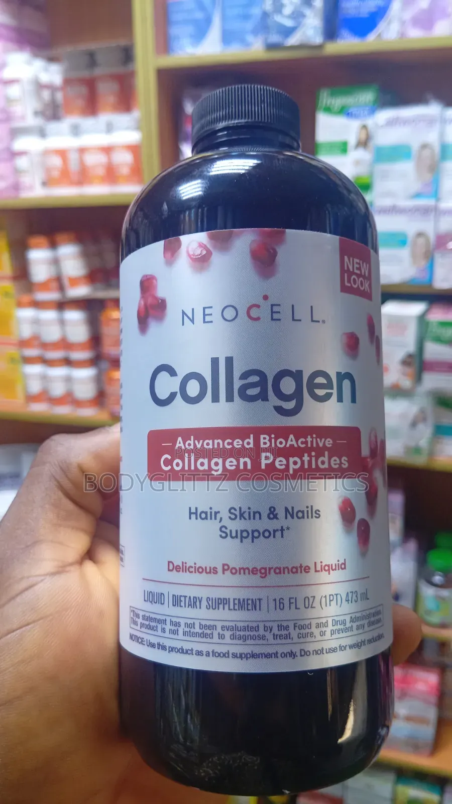 Neocell Collagen Advanced BioActive Collagen Peptides Liquid (473ml)