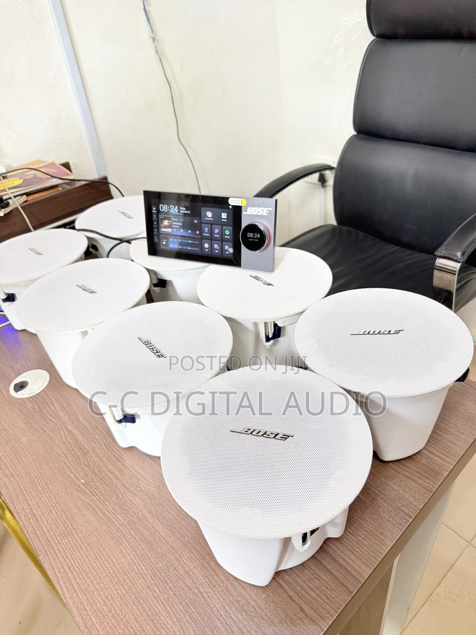 Bose Smart Inwall Amplifier and 8 Bose Ceiling Speaker Setup