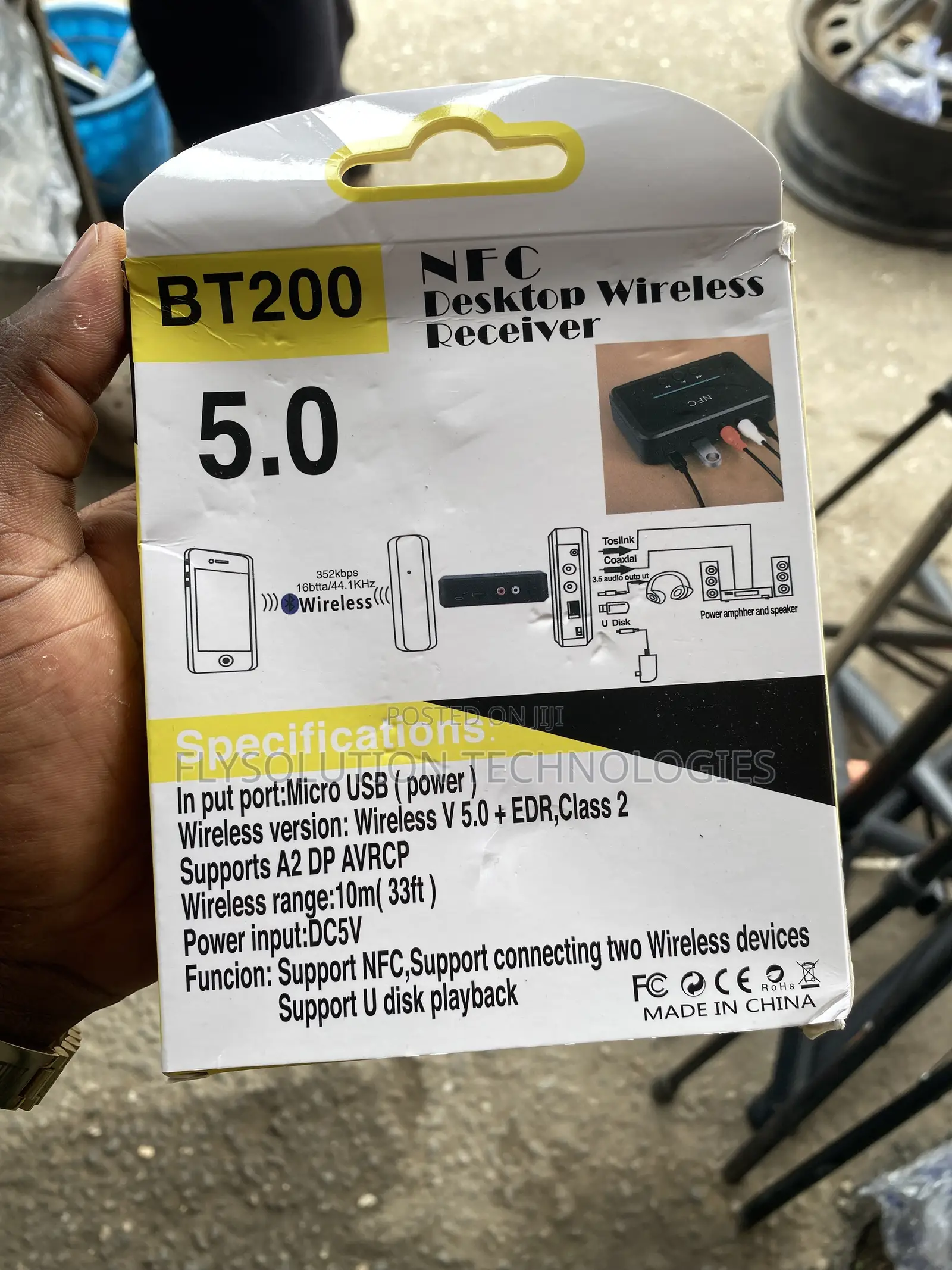 BT200 NFC Desktop Wireless 5.0 Receiver