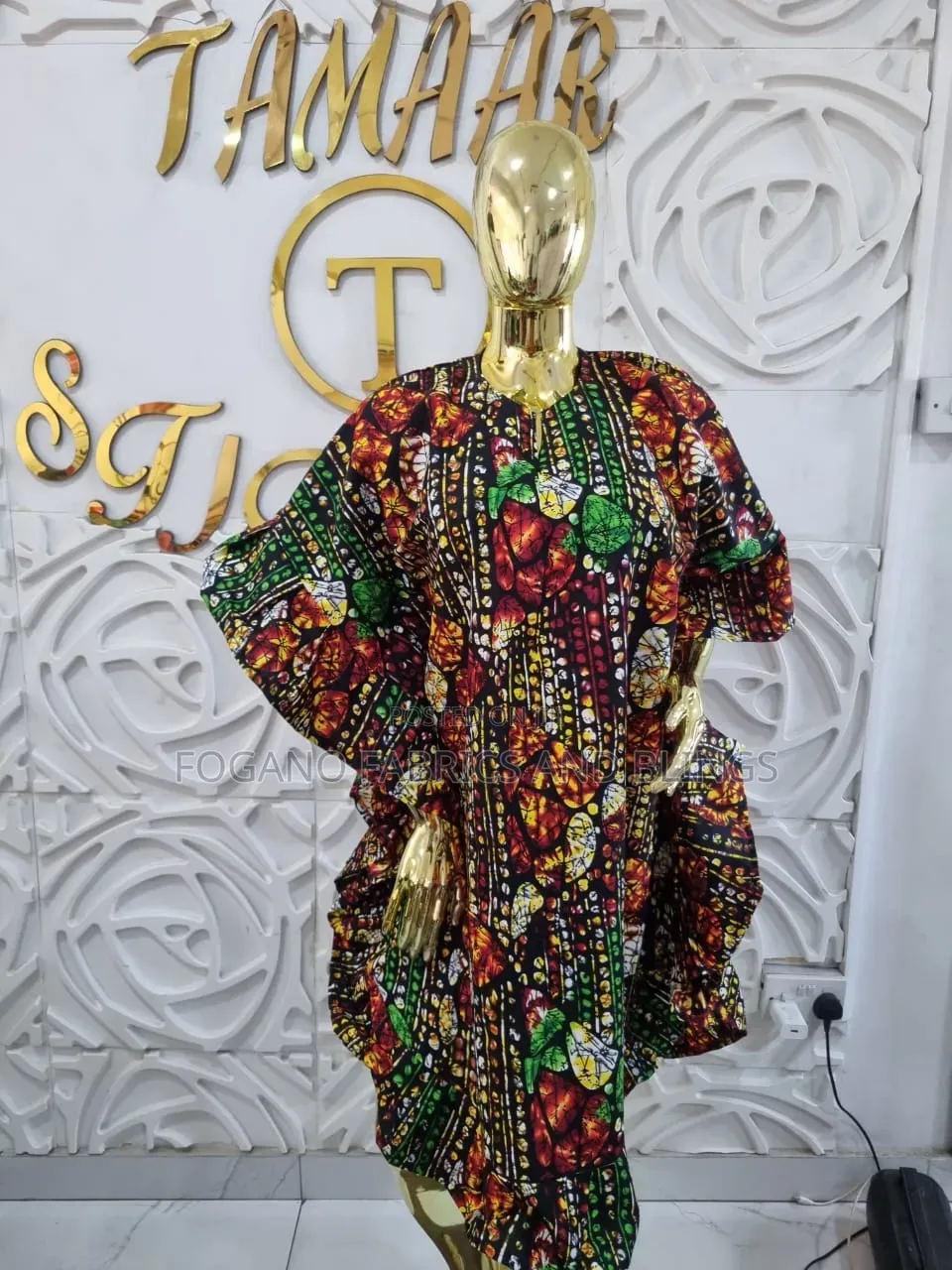 Ankara Short Gown