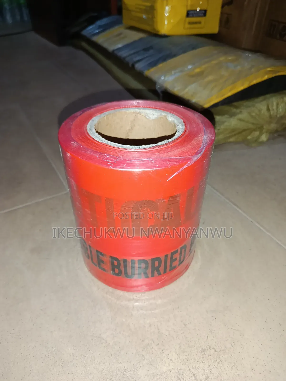Burried Electric Caution Tape