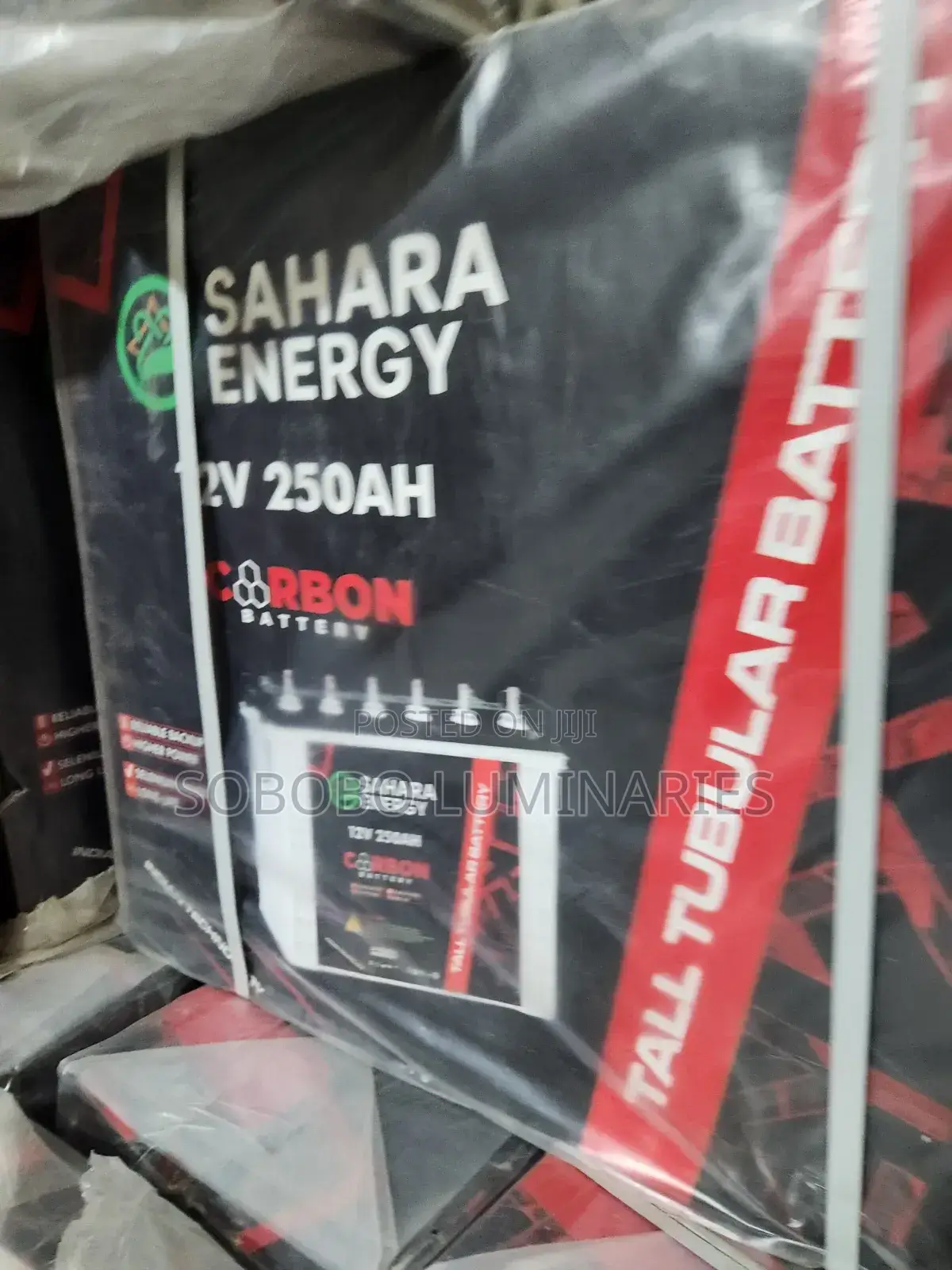 250ah 12v Sahara Tall Tubler Battery
