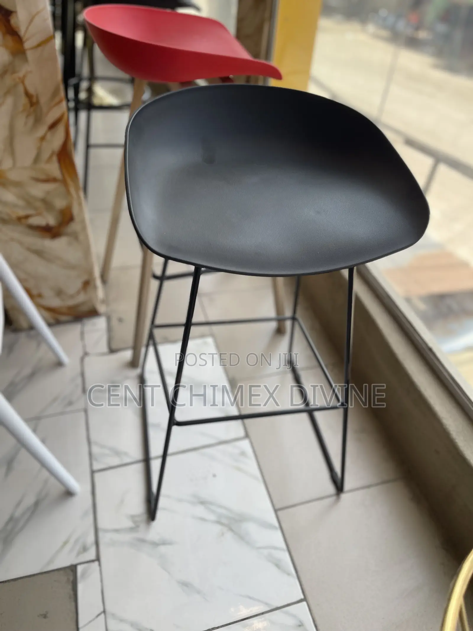 Iron Frame Bar Stool