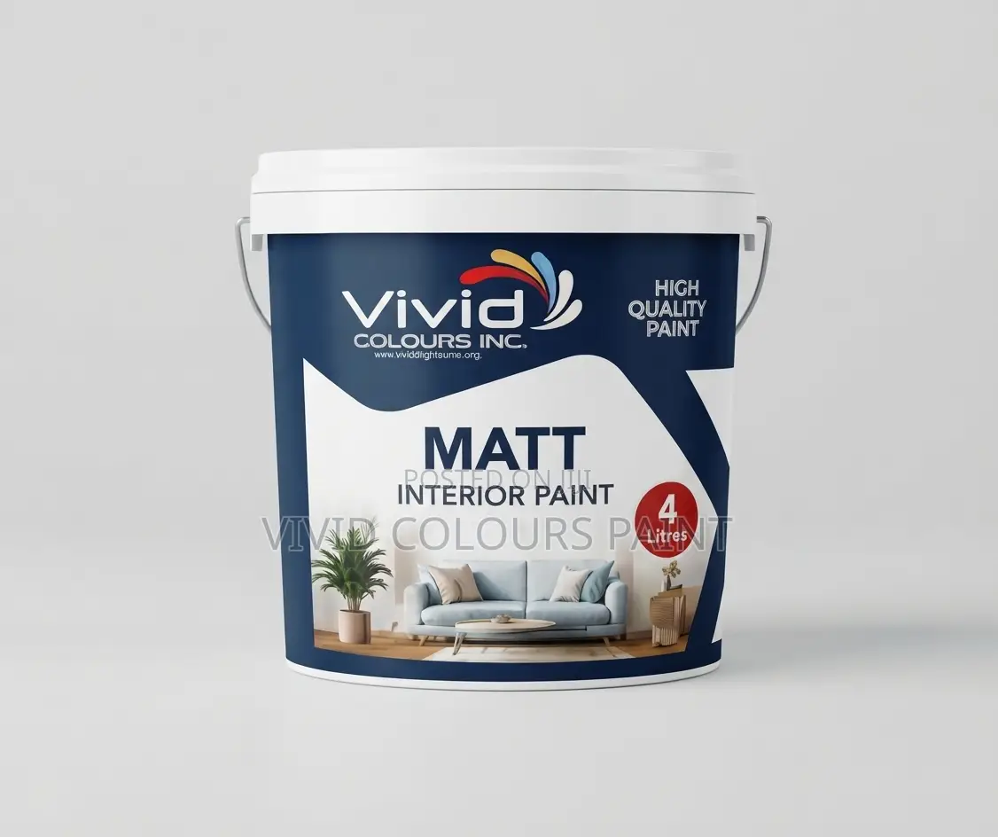Matt Paint (Vivid Colours) 4 Liters