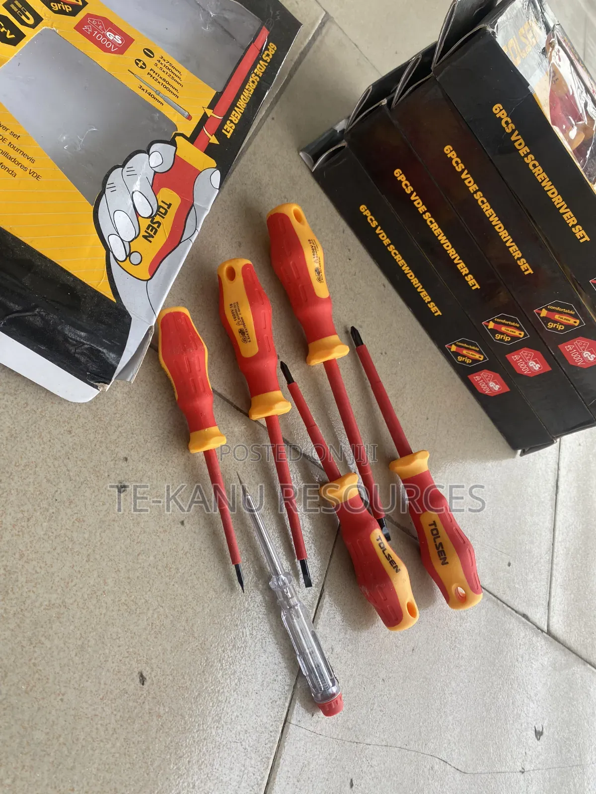 Tolsen VDE Insulated Screwdriver Set