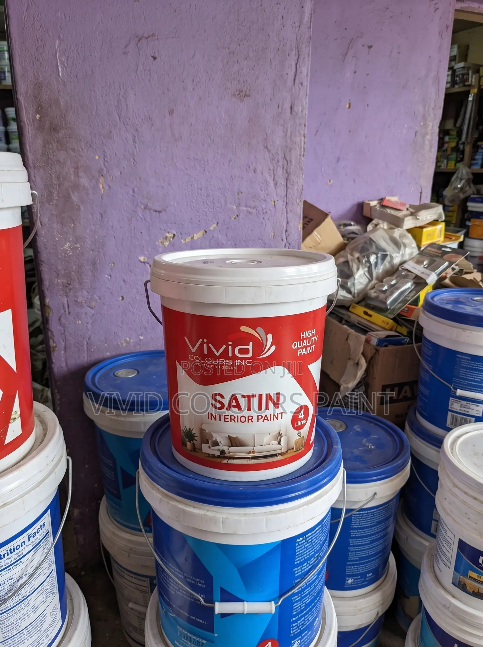 Satin Paint (Vivid Colours ) 4 Liters