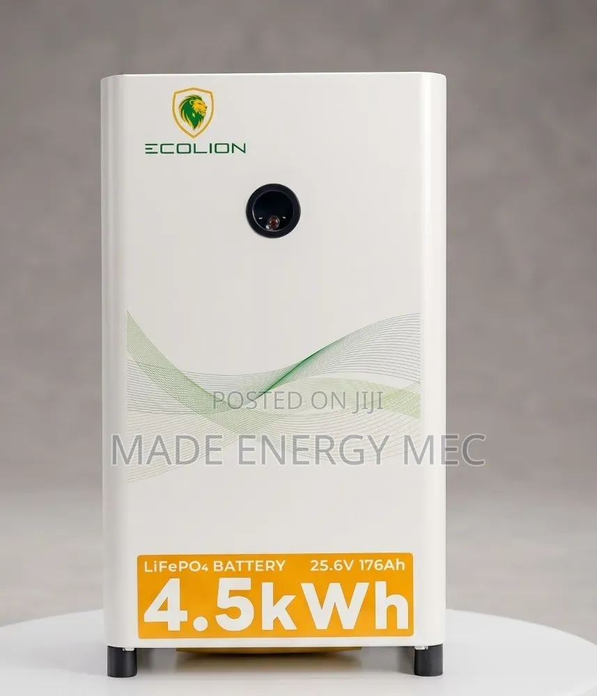  Ecolion 4.5kWh LiFePO4 Lithium Battery – 25.6V 176Ah