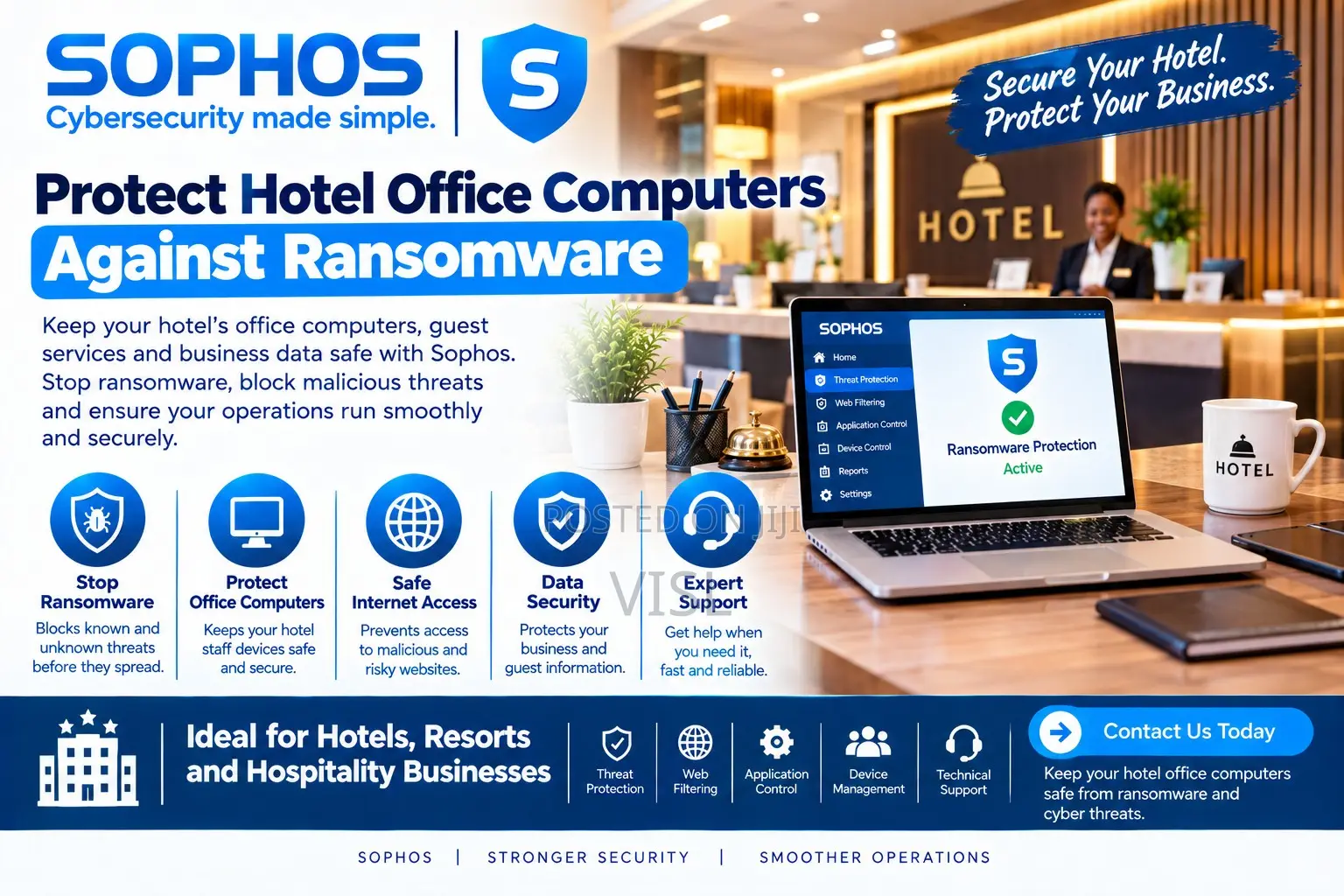Protect Hotel Office Computers Against Ransomware