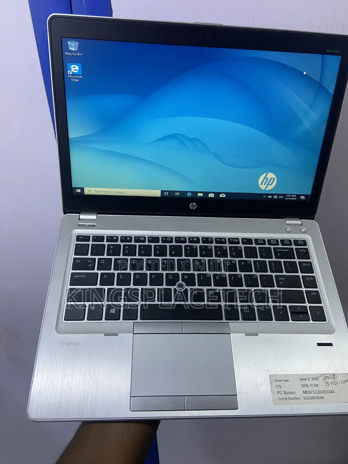 Laptop HP EliteBook Folio 9480M 8GB Intel Core i5 HDD 500GB