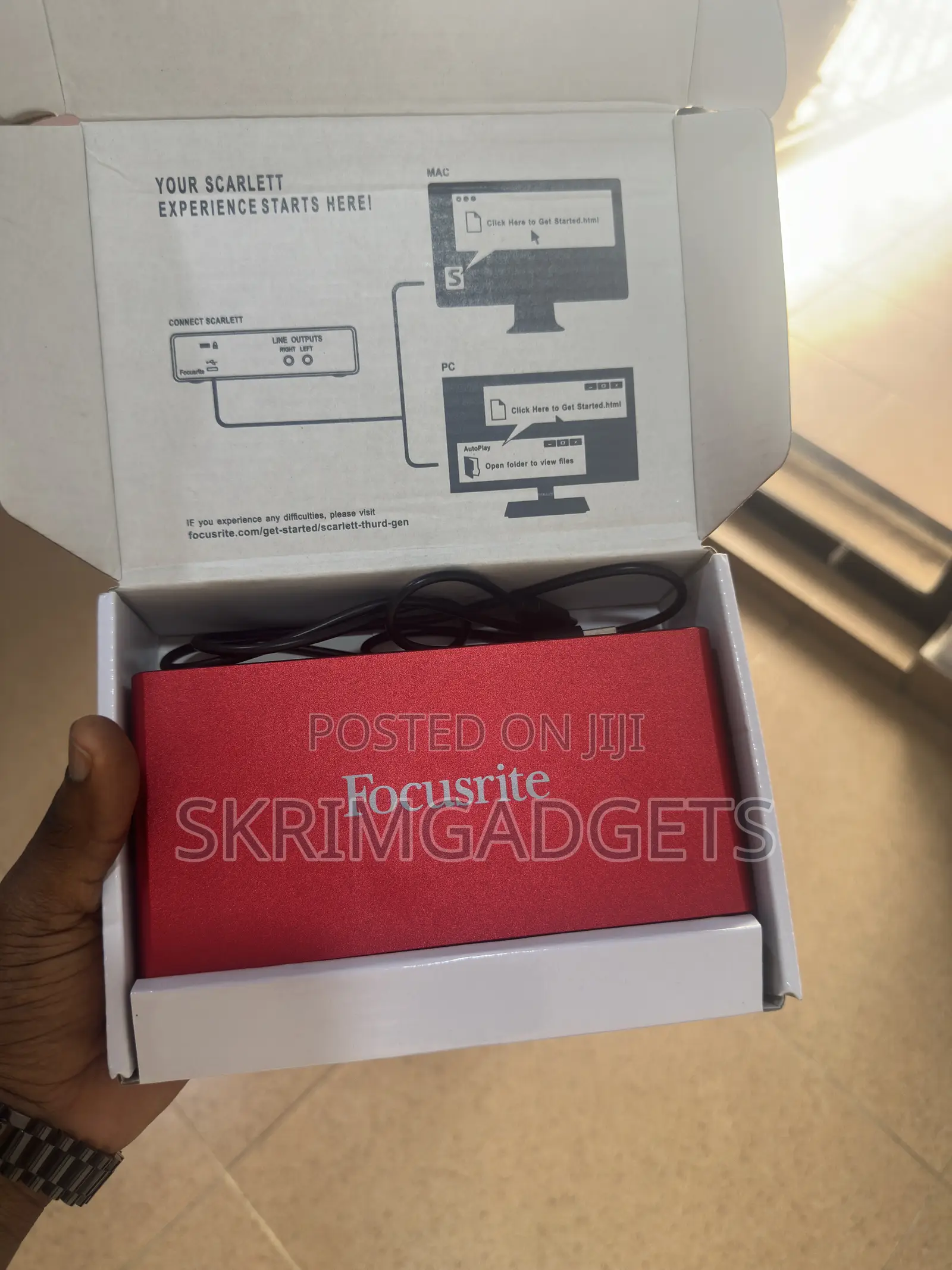 Scarlett Focusrite Sound Card