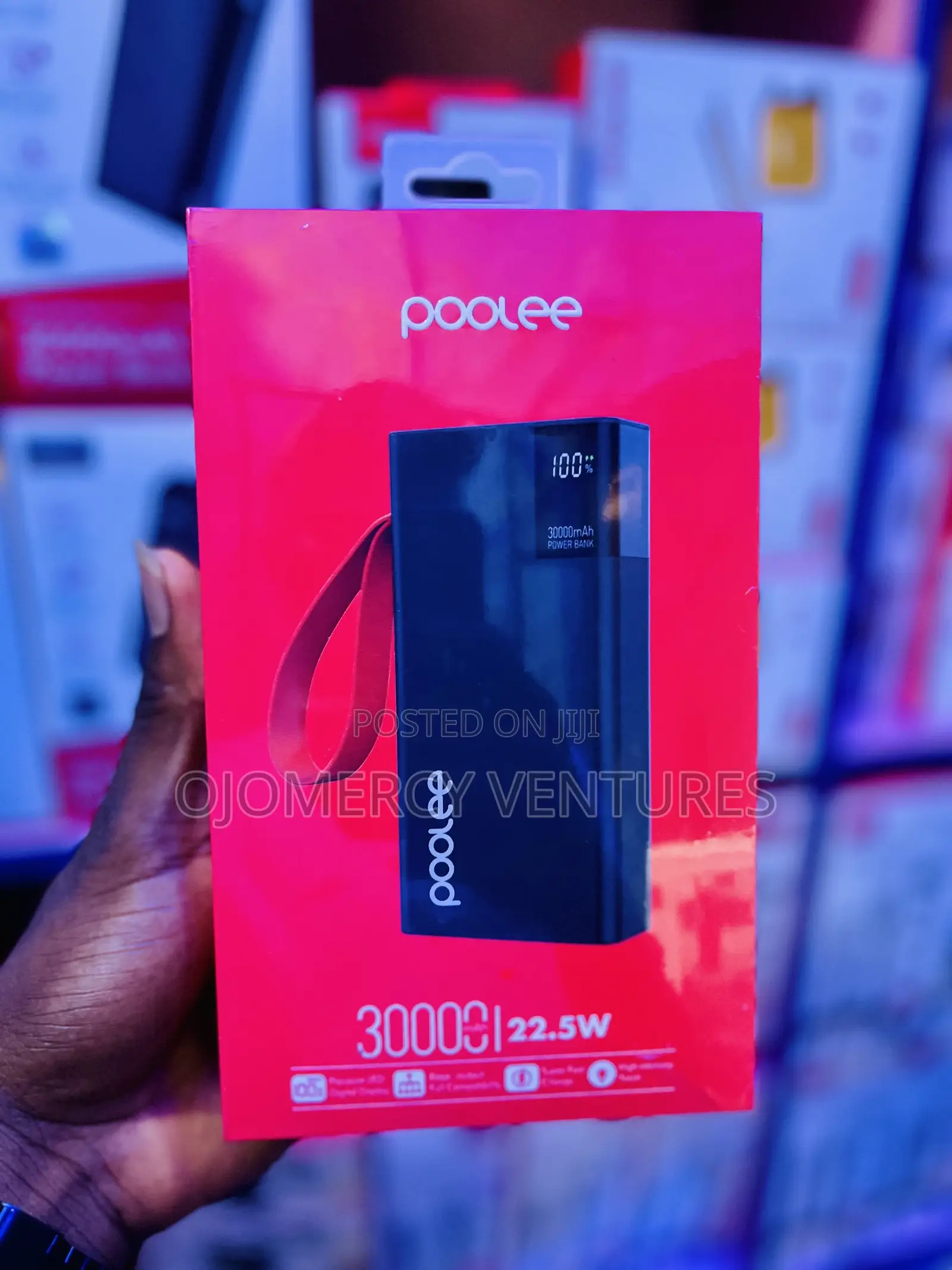 Poolee 30000mAh Power Bank With 22.5W Super-Fast Charging