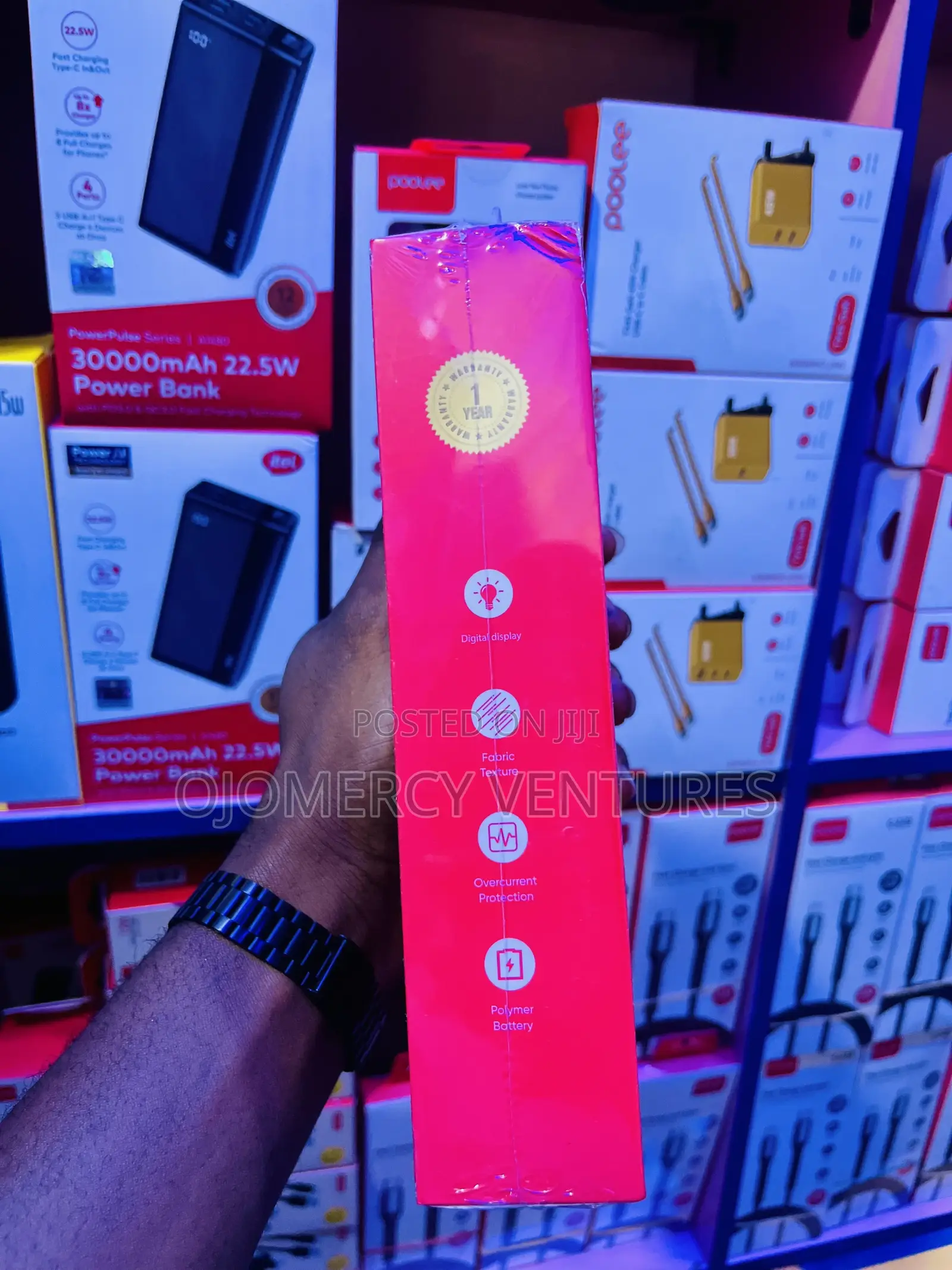 Poolee 30000mAh Power Bank With 22.5W Super-Fast Charging
