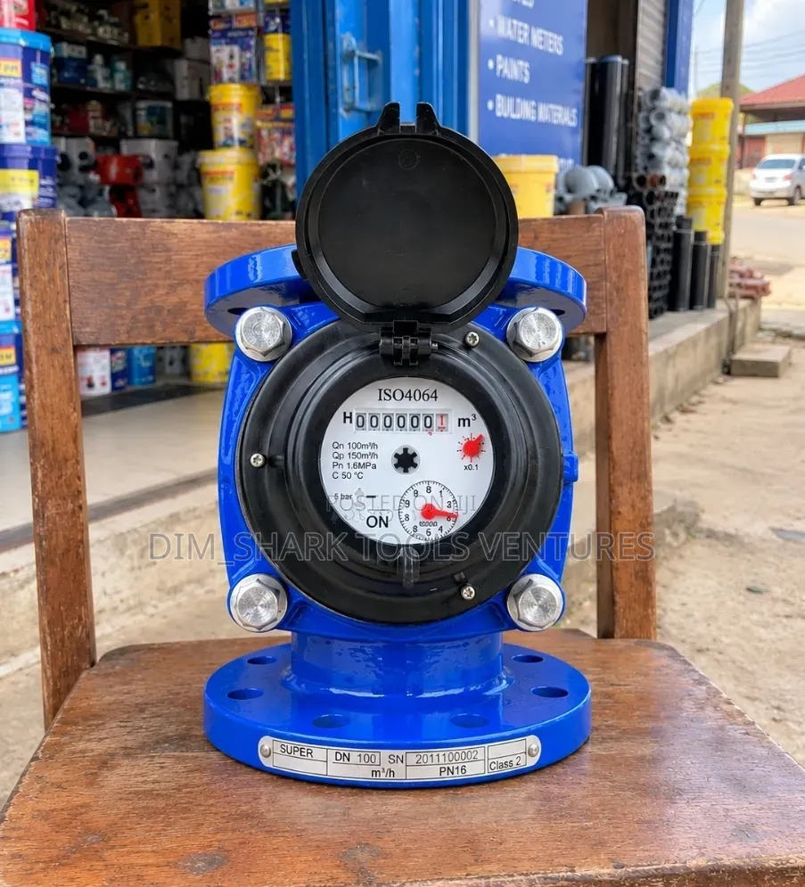 DN 100(4") Flanged Woltman Mechanical Water Flow Meter.