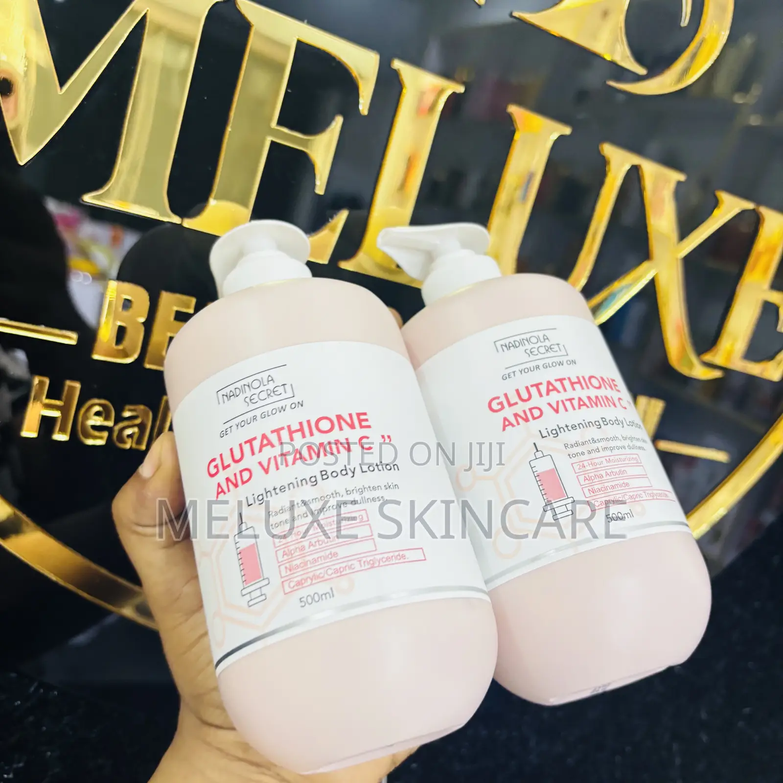 Nadinola Secret Glutathione and Vitamin C Lighgtening Body Lotion