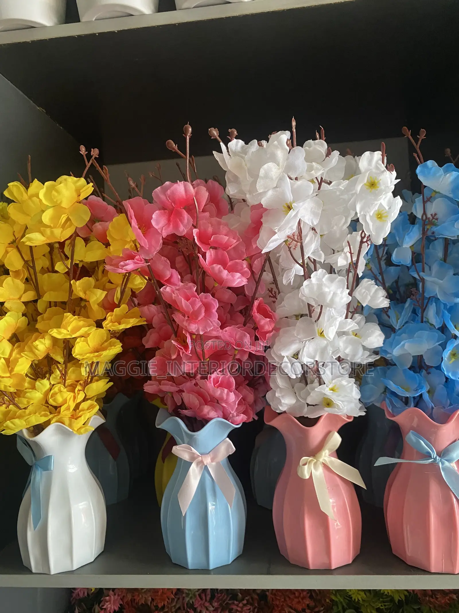 Artificial Plants Cup Flowers