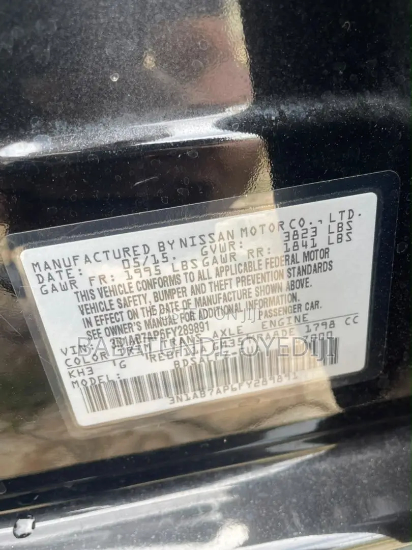 Nissan Sentra 2015 Black
