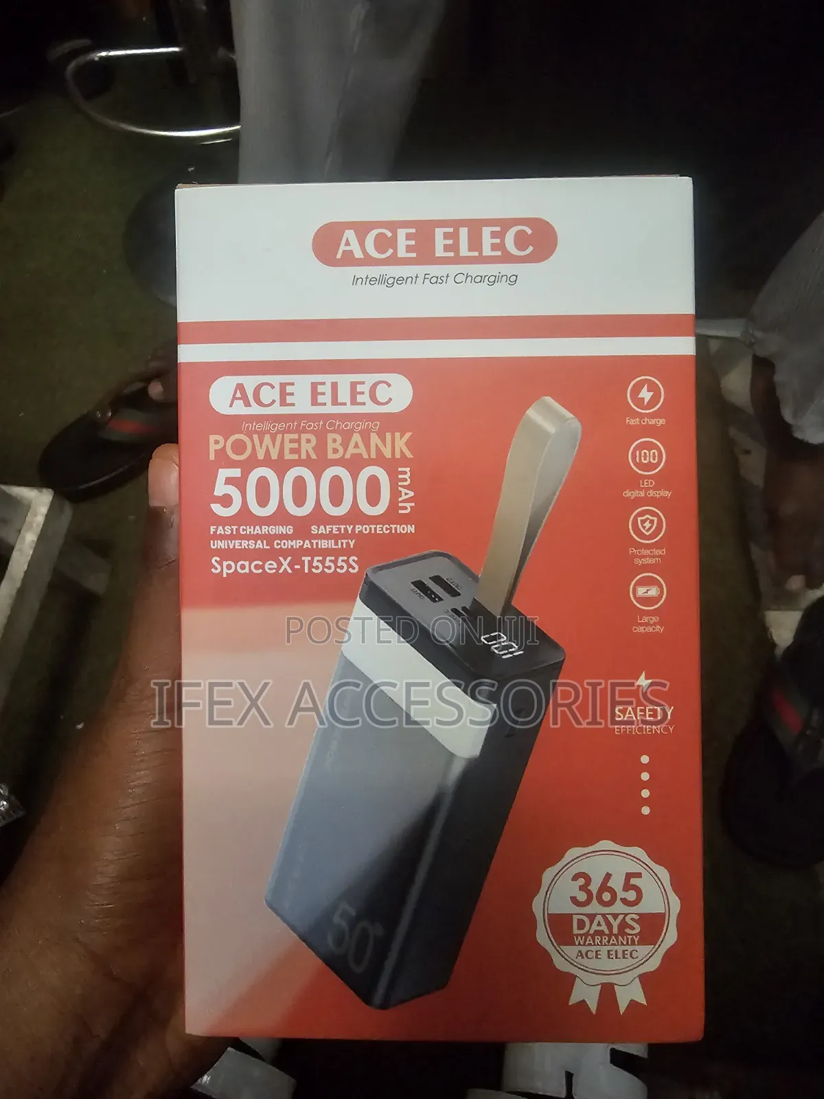 Ace Elec Power Bank 50000mah