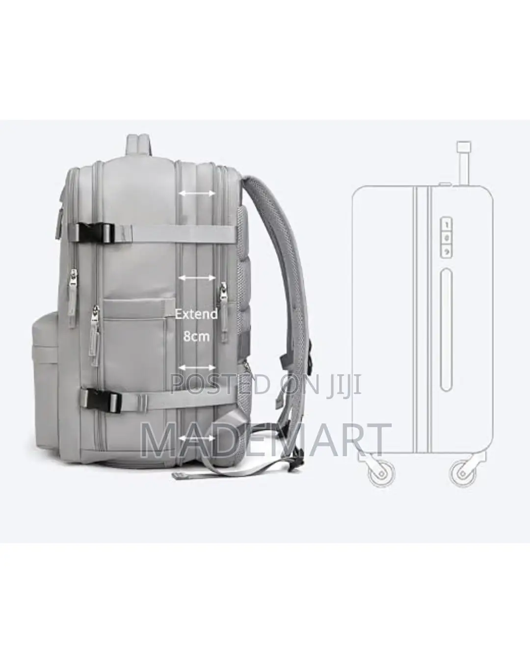 Expandable Multipurpose Laptop Backpack