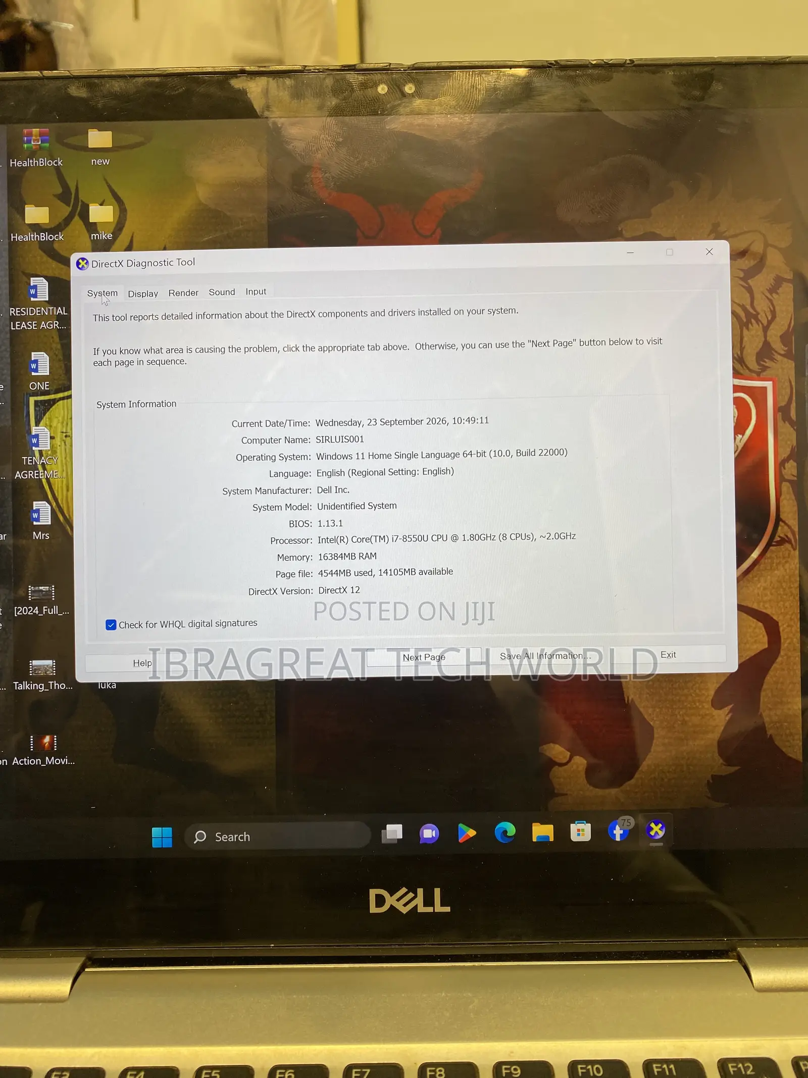 Laptop Dell Inspiron 15 7570 16GB Intel Core i7 SSD 256GB