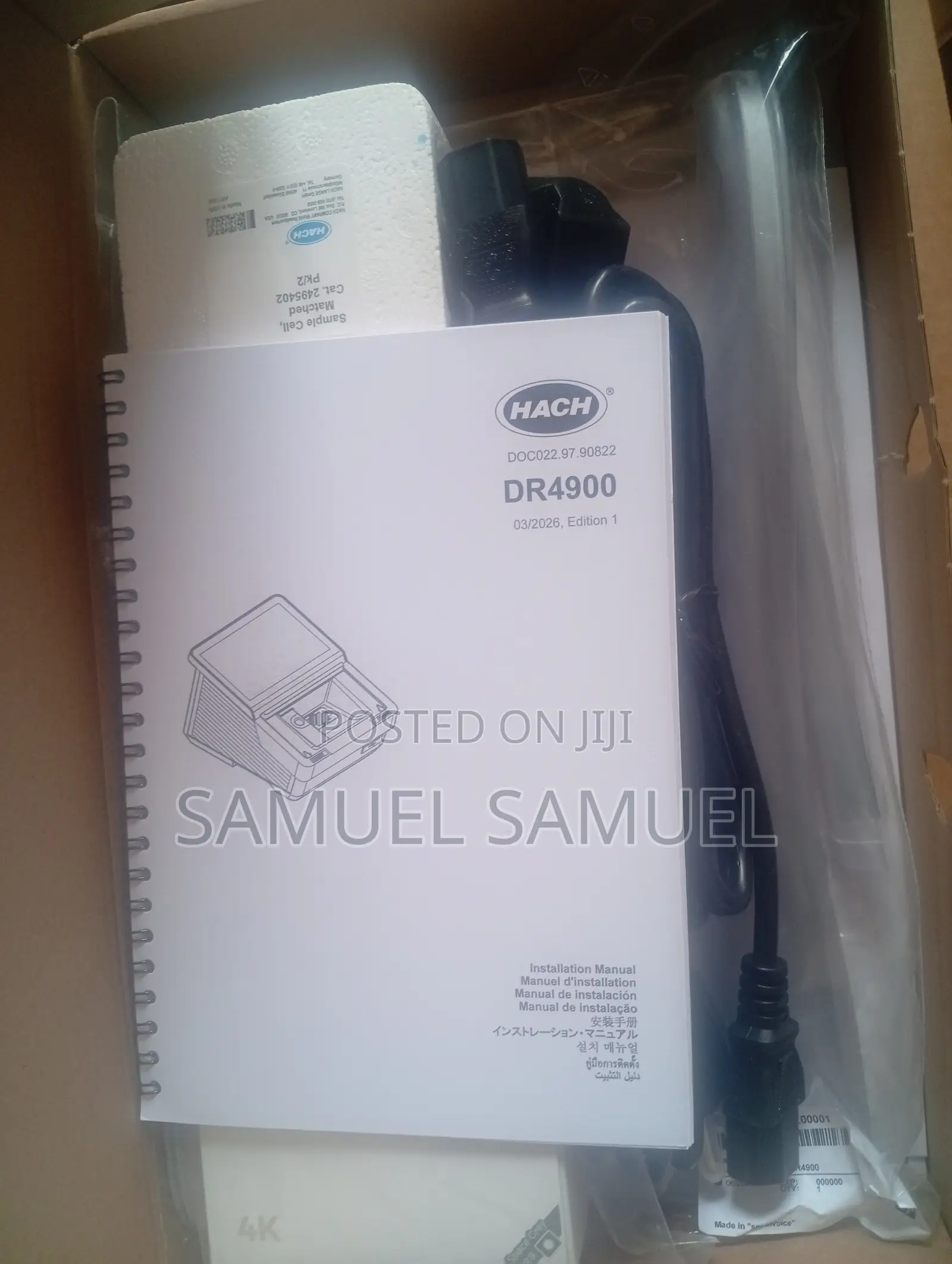 HACH DR4900 Spectrophotometer With Camera