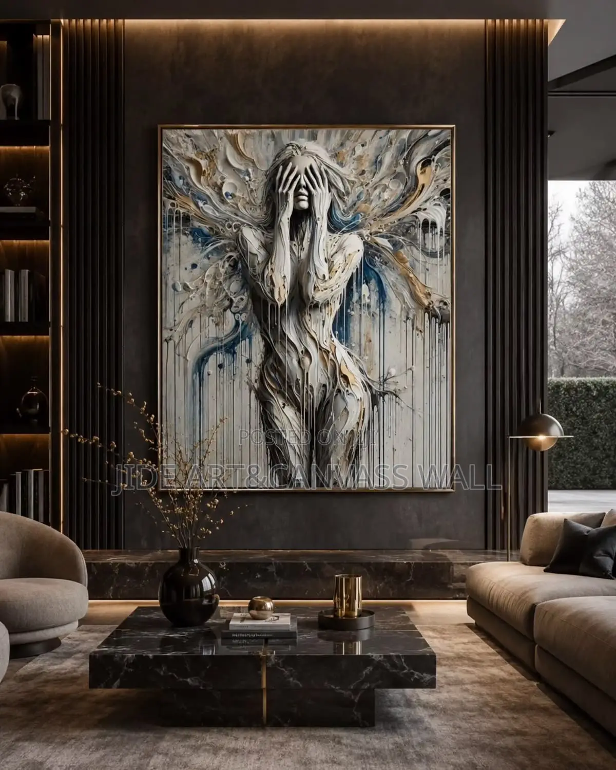 Goemetric Modern Abstract Wall Art Print Decors