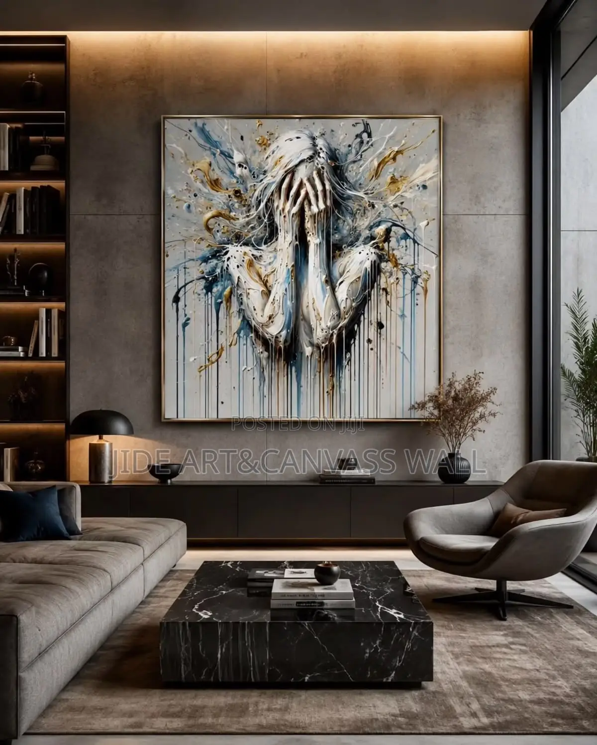 Goemetric Modern Abstract Wall Art Print Decors