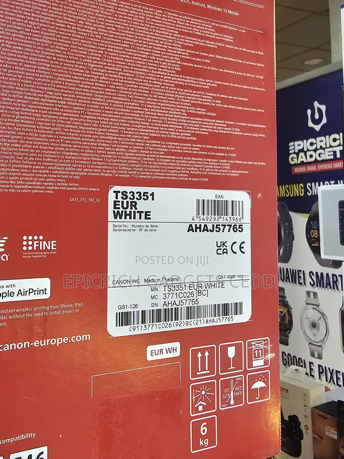 Canon TS3300 Series All in One Wireless Printer. Print, Copy & Scan