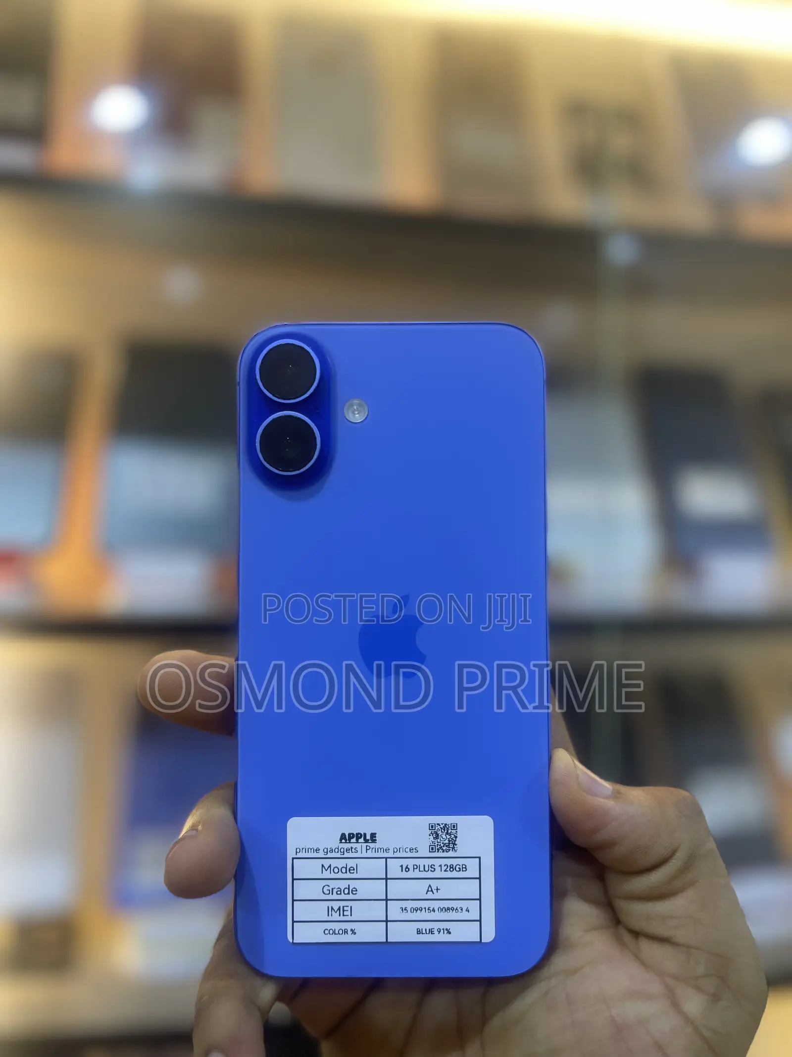 Apple iPhone 16 Plus 128 GB Blue