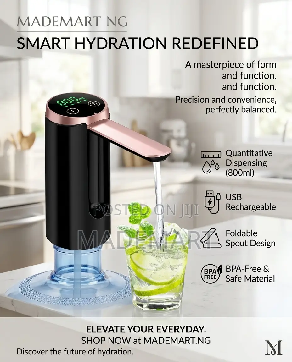 DIgital Water Pump Dispenser With Touch Control